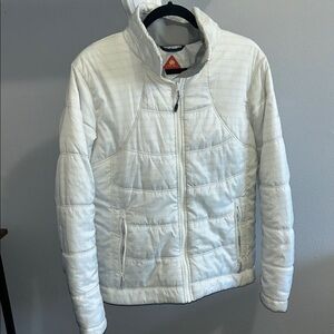 White Columbia Puffer Jacket-OmniHeat